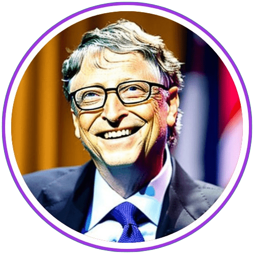 Bill Gates Circular Image